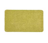 Astra Paillasson intérieur 75x130 cm - Tapis de propreté Vert 100% Coton - Tapis de Sol Lavable à 30°C - Tapis antidérapant Facile d'entretien