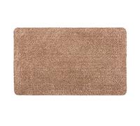 Astra Paillasson intérieur 90x150 cm - Tapis de propreté Beige 100% Coton - Tapis de Sol Lavable à 30°C - Tapis antidérapant Facile d'entretien