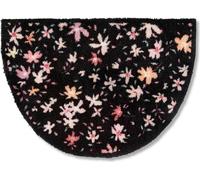 Astra Paillasson lavable PURE & SOFT noir 50 x 70 cm semi-circulaire