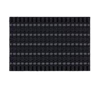Astra Premium Tapis d'extérieur en polypropylène, Polypropylène, Noir/Anthracite, 50 x 80 cm