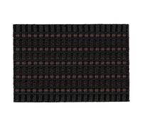 Astra Premium Tapis d'extérieur en polypropylène, Polypropylène, Schwarz/Weinrot, 50 x 80 cm