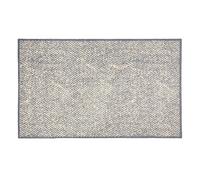 Astra Tapis antidérapant Salon - Miabella paillasson intérieur - Cuisine Tapis de Sol Couloir Tapis Anti-salissures - Tapis de propreté Lavable 66x110cm Chevron Welcome Home