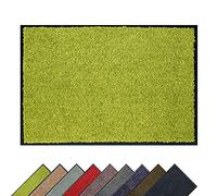 Astra Tapis de propreté de Haute qualité - paillasson intérieur - Tapis de Sol Lavable à 30° C - Tapis antidérapant - Tapis Cuisine - Couloir - Vert 60x180 cm