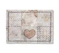 Astra Tapis de propreté Doux et Moelleux Pure & Soft - Tapis de propreté intérieur - Paillasson résistant - Patchwork 50 x 70 cm