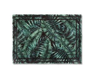 Astra Tapis de propreté Doux et Moelleux Pure & Soft - Tapis de propreté intérieur - Paillasson résistant - Jungle Leaf 50 x 70 cm