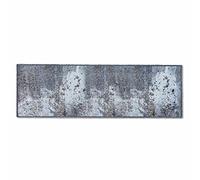 Astra Tapis de propreté Doux et Moelleux Pure & Soft - Tapis de propreté Multicolore - paillasson intérieur - paillasson résistant - 50x150cm (Couleur : Béton Bleu Clair)