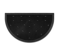 Astra Tapis de Sol en Caoutchouc résistant aux intempéries - Tapis en Caoutchouc antidérapant pour l'extérieur - paillasson 45x75 cm Semi-Circulaire