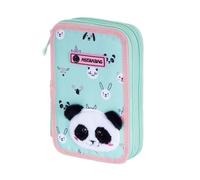 ASTRABAG 503023025 TEDDY PANDA Trousse scolaire, Green