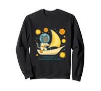 Astral Cat naviguant à Travers Les soleils Sweatshirt