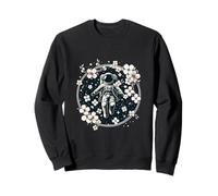 Astral Sakura Astronaute Cherry Blossoms Japanese Futurecore Sweatshirt