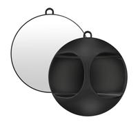 Astralong Miroir de Coiffure de Coiffeur, Miroir de Coiffeur Rond Professionnel, miroirs Rond Professionnel à Main, miroirs à Main pour Barbier Salon Beauté