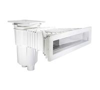 Astralpool Norm Skimmer For Concrete Pool Square Cover 17.5l Clair,Blanc