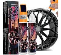 AstraVox Lot De 2 Efface Rayure Voiture, 20 ml Stylo Anti Rayure Voiture, 2-In-1 Conception, Peinture Jante, Efface Rayure Jante Alu Convient Aux Voitures, Motos, Vélos, Facile à Utiliser, étanche