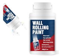 AstraVox Roller Paint Mur Blanc, Peinture Blanche à Base d'Eau Pour Murs Et Plafonds, Kit De Rouleau Intégré Pour Couvrir Efficacement Les Graffitis, Les Traces De Pas, Séchage Rapide, Faible Odeur