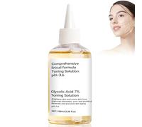 AstraVox Toner Visage à l'Acide Glycolique 7%, Exfoliant à l'Acide Glycolique, Rétrécit Les Pores, Élimine l'Acné, Contrôle Le Sébum, Éclaircit La Peau Terne, Doux Pour Tous Types De Peau