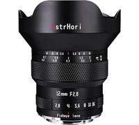 AstrHori 12 mm F2.8 Objectif fisheye Manuel Plein Format Objectif Ultra Grand Angle 185 ° pour appareils Photo sans Miroir Canon RF Mount Series EOS RP, EOS R5, EOS R6, EOS R3, EOS R, etc.