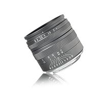 AstrHori 50 mm F2.0 Objectif manuel plein format avec grand diaphragme compatible avec les appareils photo Fujifilm Fuji X Mount sans miroir Gris