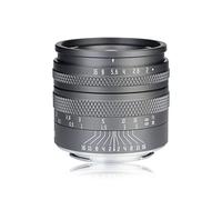 AstrHori 50mm F2.0 Objectif à Grande Ouverture Objectif Manuel Plein Format Compatible avec Les appareils Photo sans Miroir Fuji Fujifilm X-Mount X-T100,X-S10,X-A1,X-A3,X-A5,X-A20,X-M1, etc.(Gris)
