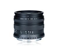 AstrHori 50mm F2.0 Objectif à Grande Ouverture Objectif Manuel Plein Format Compatible avec Les appareils Photo sans Miroir Canon EF-M-Mount M,M2,M3,M5,M6,M10,M100,M50,M50II,etc.(Noir)