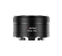 AstrHori Objectif d'appareil Photo AF 27 mm F2.8 à Mise au Point Automatique APS-C,Objectif Pancake Ultra-Compact,Objectif d'appareil Photo sans Miroir de Premier Ordre for Sony E Monture(Noir)