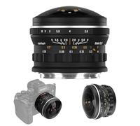 AstrHori Objectif fisheye circulaire 6 mm F2.8 plein format - Objectif d'appareil photo ultra grand angle avec grande ouverture pour l'astrophotographie de paysage (L)