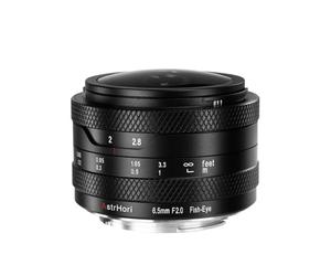 AstrHori Objectif fisheye circulaire ultra large 6,5 mm F2.0 APS-C 192° pour appareils photo Sony E Mount sans miroir A6000 A6300 A6500 NEX-6 NEX-7 RX100, A7 A7S A7R II