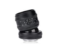 AstrHori Objectif grand format F1.4 50 mm à inclinaison manuelle avec fente pour filtre compatible avec Sony E-Mount A7, A7R, A7S, A9, A6000, A6300, A6500, A6600 (Noir)