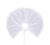 ASTRICOS Col montant gothique en dentelle, col cosplay Reine Élisabeth, col montant baroque, accessoires de costume (blanc 2, taille unique)