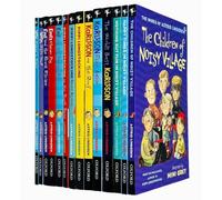 Astrid Lindgren 14 Books Collection Set (The Children of Noisy Village, Happy Times,Nothing but Fun, The World's Best Karlsson,Flies Again,on the Roof,Pippi Longstocking,Emil's Clever Pig & More)