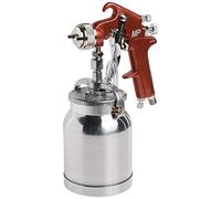 Astro 4008 Spray Gun with Cup, Red Handle, 1.8mm Nozzle