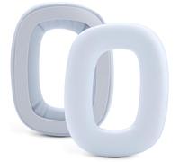 Astro A30 Coussinets d'oreille de rechange compatibles avec les casques Logitech Astro A30 Confort, cuir protéiné souple en mousse à mémoire de forme, pièces de rechange pour casque (blanc)