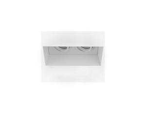 Astro Blanco Twin Adjustable Einbauleuchte, plâtre