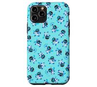 Astro Bot All-Over Print Repeating Poses Aqua Video Game Coque pour iPhone 11 Pro
