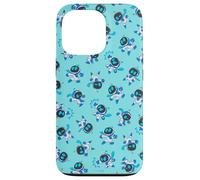 Astro Bot All-Over Print Repeating Poses Aqua Video Game Coque pour iPhone 13 Pro