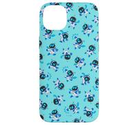 Astro Bot All-Over Print Repeating Poses Aqua Video Game Coque pour iPhone 14 Plus