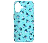 Astro Bot All-Over Print Repeating Poses Aqua Video Game Coque pour iPhone 17