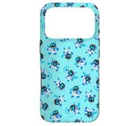 Astro Bot All-Over Print Repeating Poses Aqua Video Game Coque pour iPhone 17 Pro
