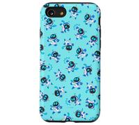 Astro Bot All-Over Print Repeating Poses Aqua Video Game Coque pour iPhone SE (2020) / 7/8