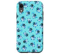 Astro Bot All-Over Print Repeating Poses Aqua Video Game Coque pour iPhone XR