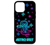 Astro Bot Neon Style Stars and Planets Video Game Coque pour iPhone 12 Mini