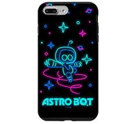 Astro Bot Neon Style Stars and Planets Video Game Coque pour iPhone 7 Plus/8 Plus