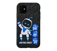 Astro Bot Waving Grid Poses Gradient Fun Video Game Coque pour iPhone 11