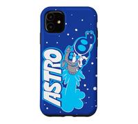 Astro Bot with Dog Rocket Space Exploring Video Game Coque pour iPhone 11