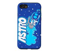 Astro Bot with Dog Rocket Space Exploring Video Game Coque pour iPhone SE (2020) / 7/8