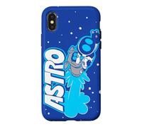 Astro Bot with Dog Rocket Space Exploring Video Game Coque pour iPhone X/XS