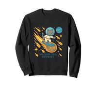 Astro Cat Meteor Surfing Odyssey Sweatshirt