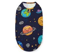 Astro Collection-Sun Mercury Venus Chemises pour Chien T-Shirts d'été pour Animaux de Compagnie Débardeur Doux sans Manches Vêtements pour Animaux de Compagnie pour Petits Chiots et Chats