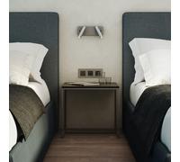 Astro Enna Twin Strahler/Spotleuchte, nickel mat