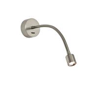 Astro Fosso Switched LED Strahler/Spotleuchte, nickel mat