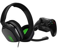 ASTRO Gaming A10 Casque Gamer + MixAmp M60 montable sur la manette, ASTRO Audio, Dolby ATMOS, Équilibre entre le Son des Jeux et la Communication Vocale, pour Xbox Series X|S, Xbox One - Gris/Vert